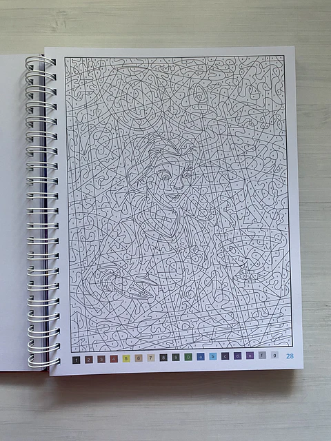 Libro para colorear “La Bella y la Bestia”
