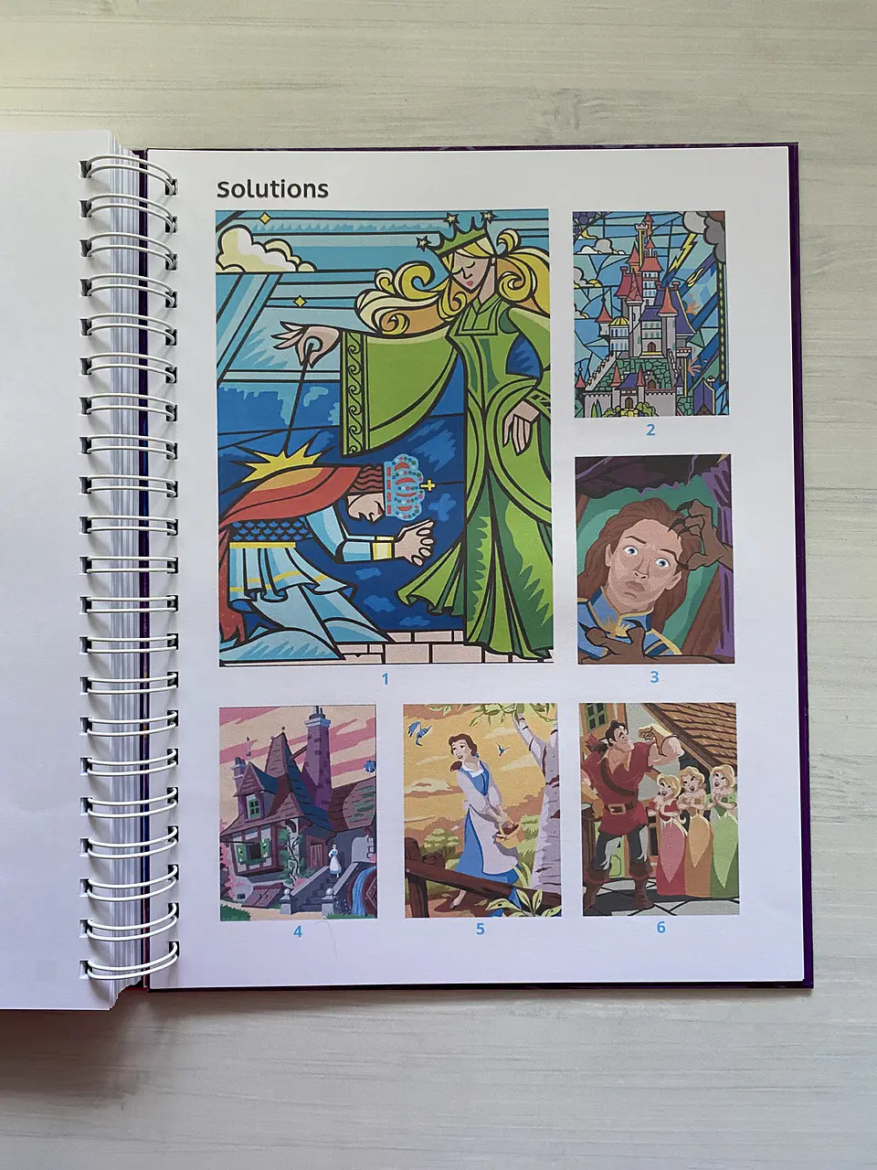 Libro para colorear “La Bella y la Bestia” 5