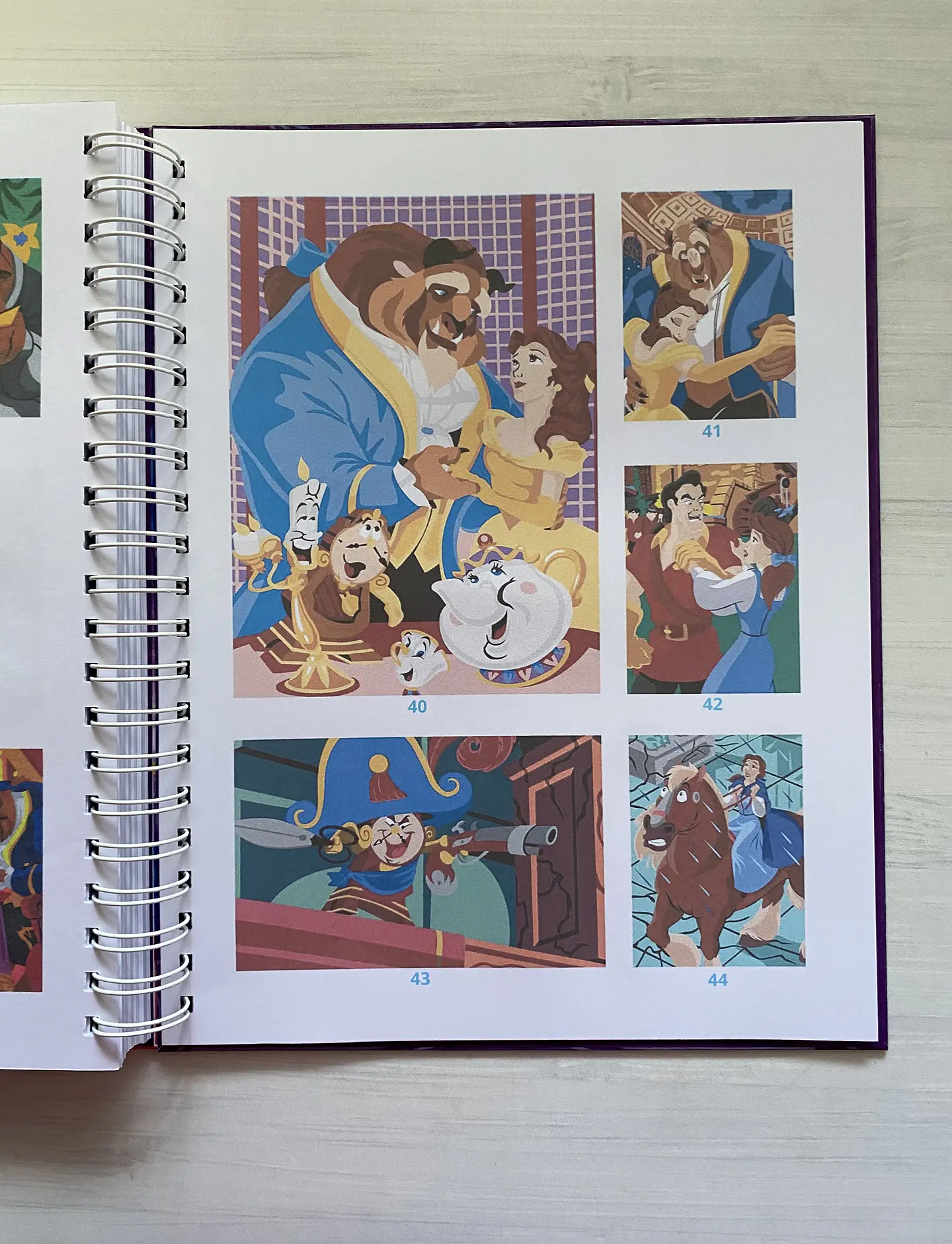 Libro para colorear “La Bella y la Bestia” 8