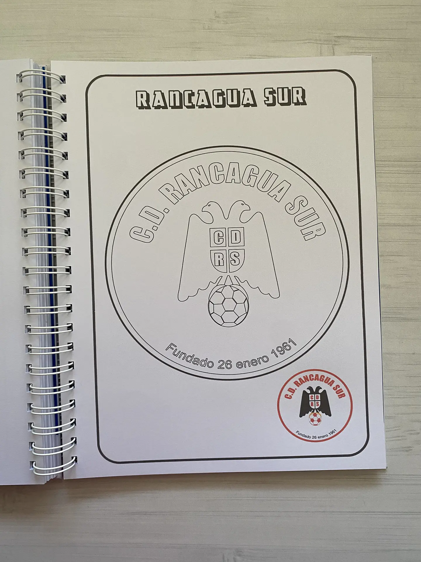 Libro para colorear Escudos Campeonato Nacional CHILE 17
