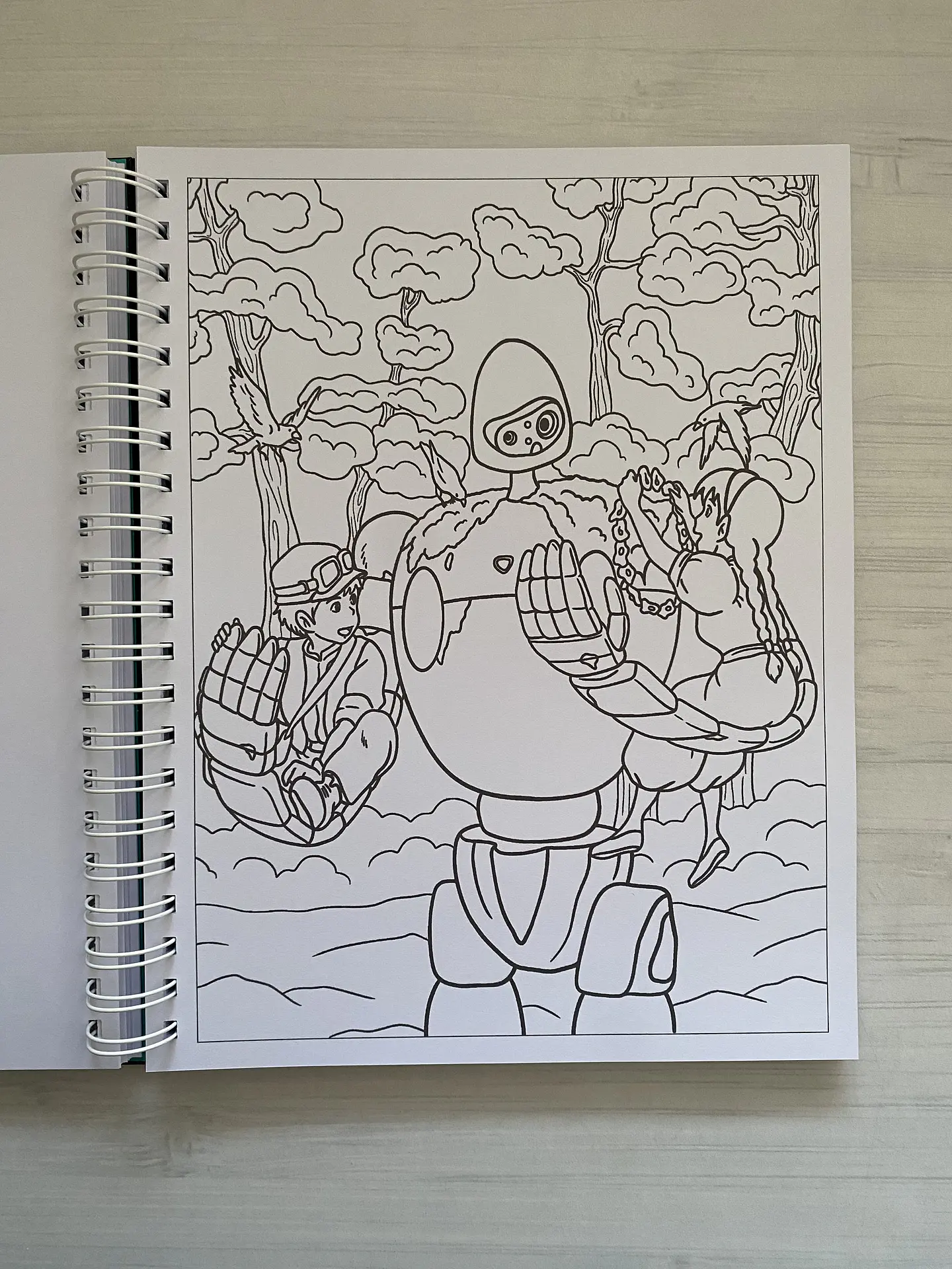Libro para colorear Ghibli  8