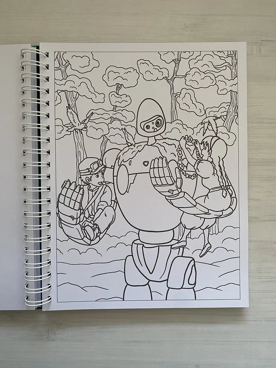 Libro para colorear Ghibli  8
