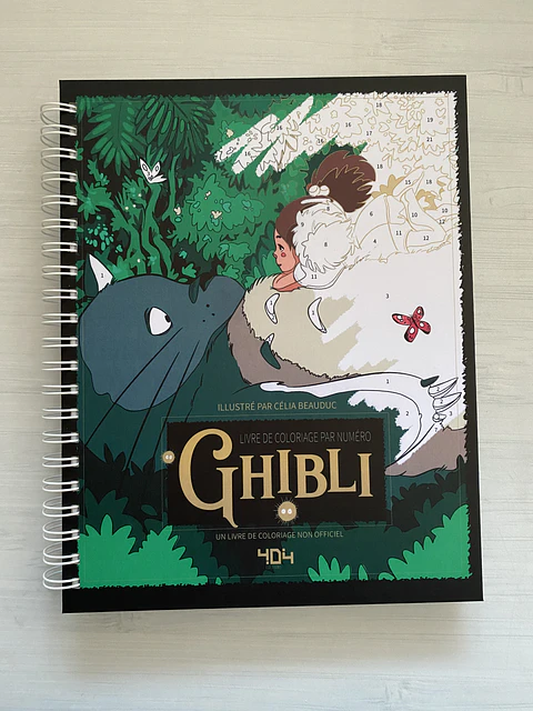 Libro para colorear Ghibli 