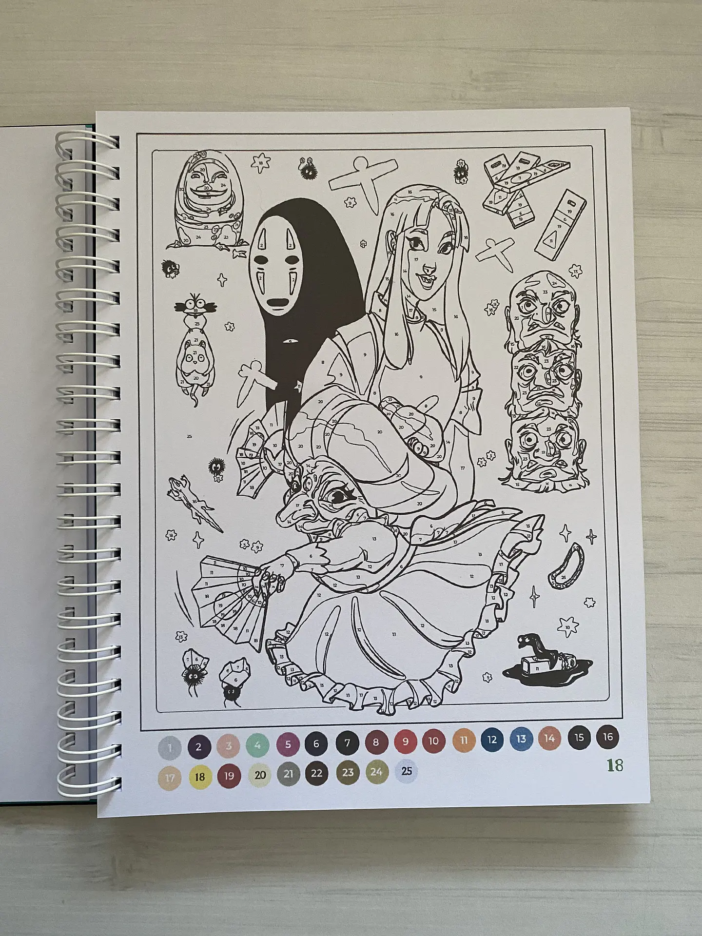 Libro para colorear Ghibli  6