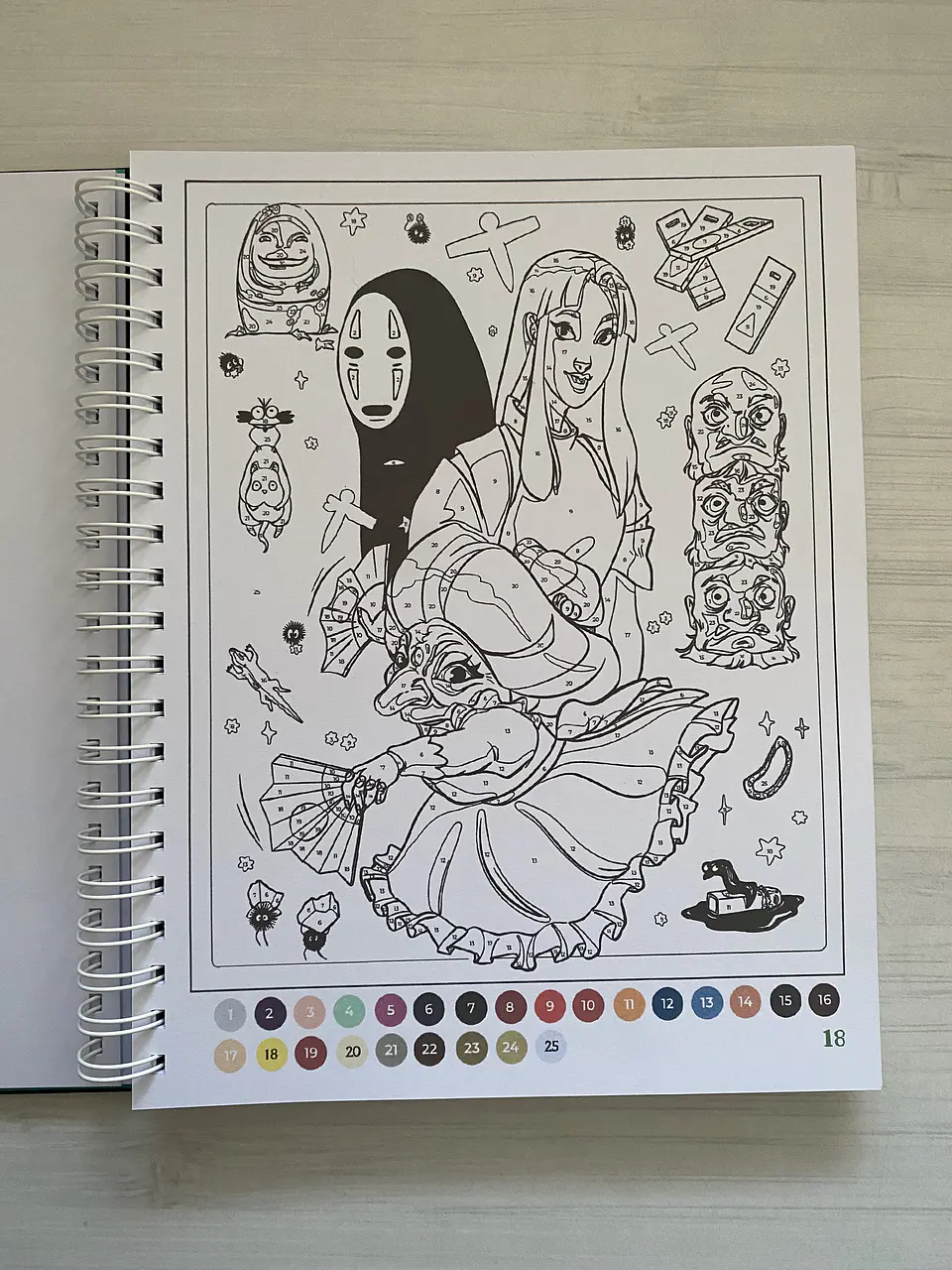 Libro para colorear Ghibli  6