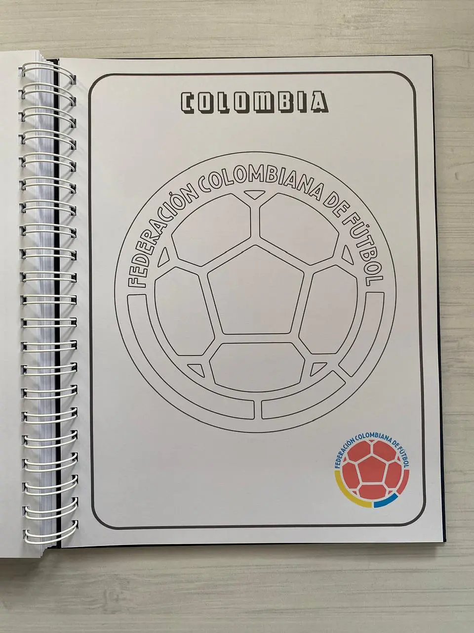 Libro para colorear “Escudos de los equipos de la copa mundial de la FIFA” 6