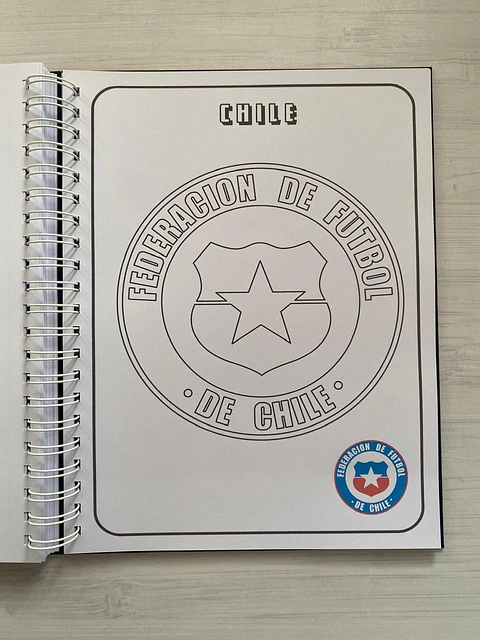 Libro para colorear “Escudos de los equipos de la copa mundial de la FIFA”