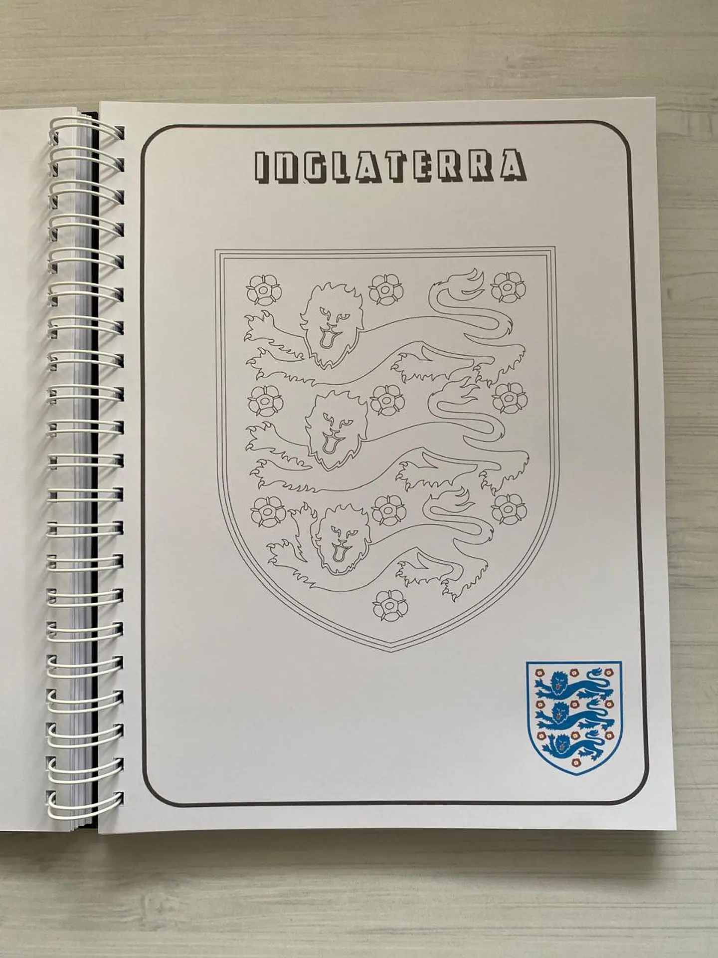Libro para colorear “Escudos de los equipos de la copa mundial de la FIFA” 12