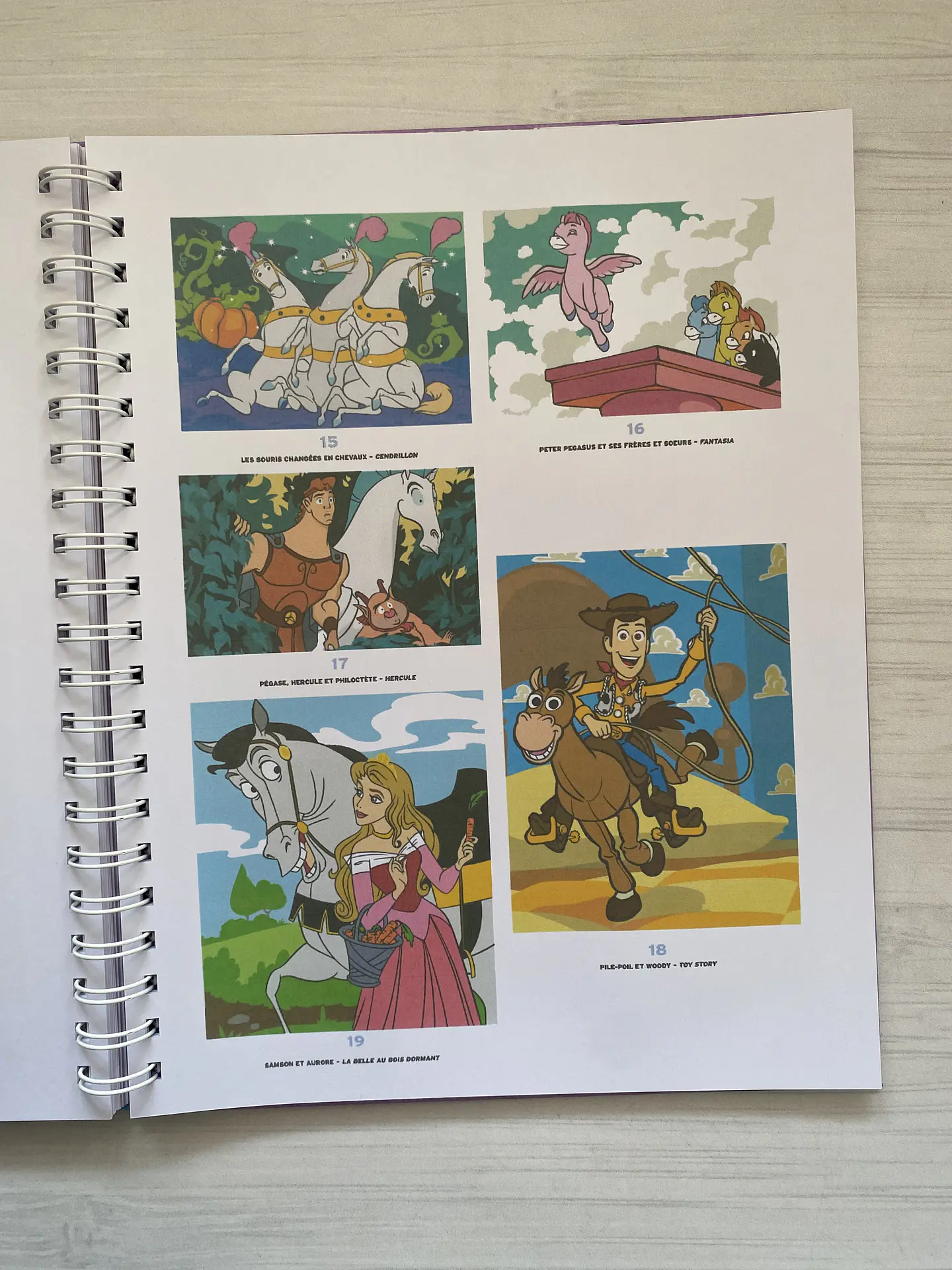 Libro para colorear “Caballos - Chevaux” 7