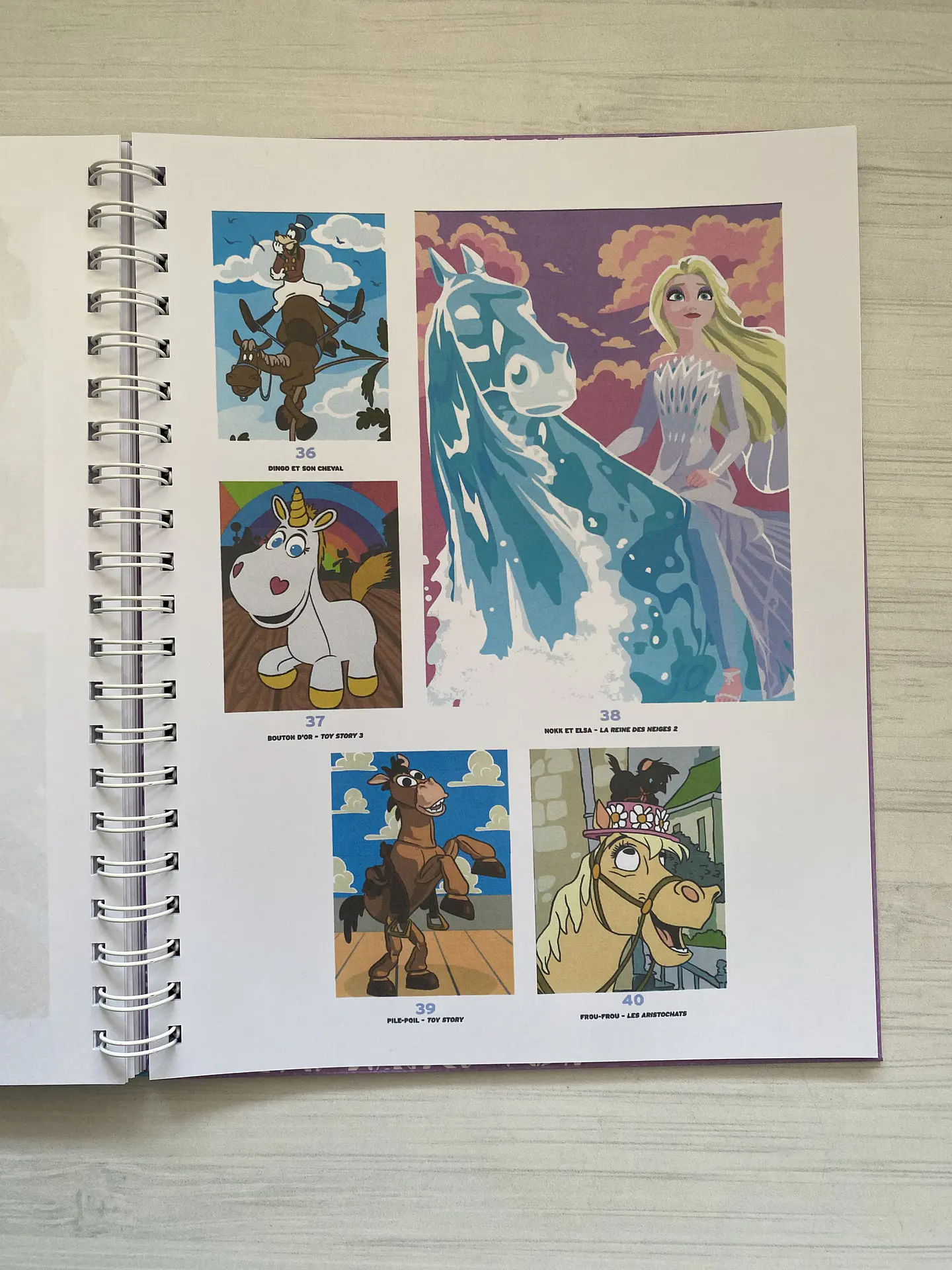 Libro para colorear “Caballos - Chevaux” 9