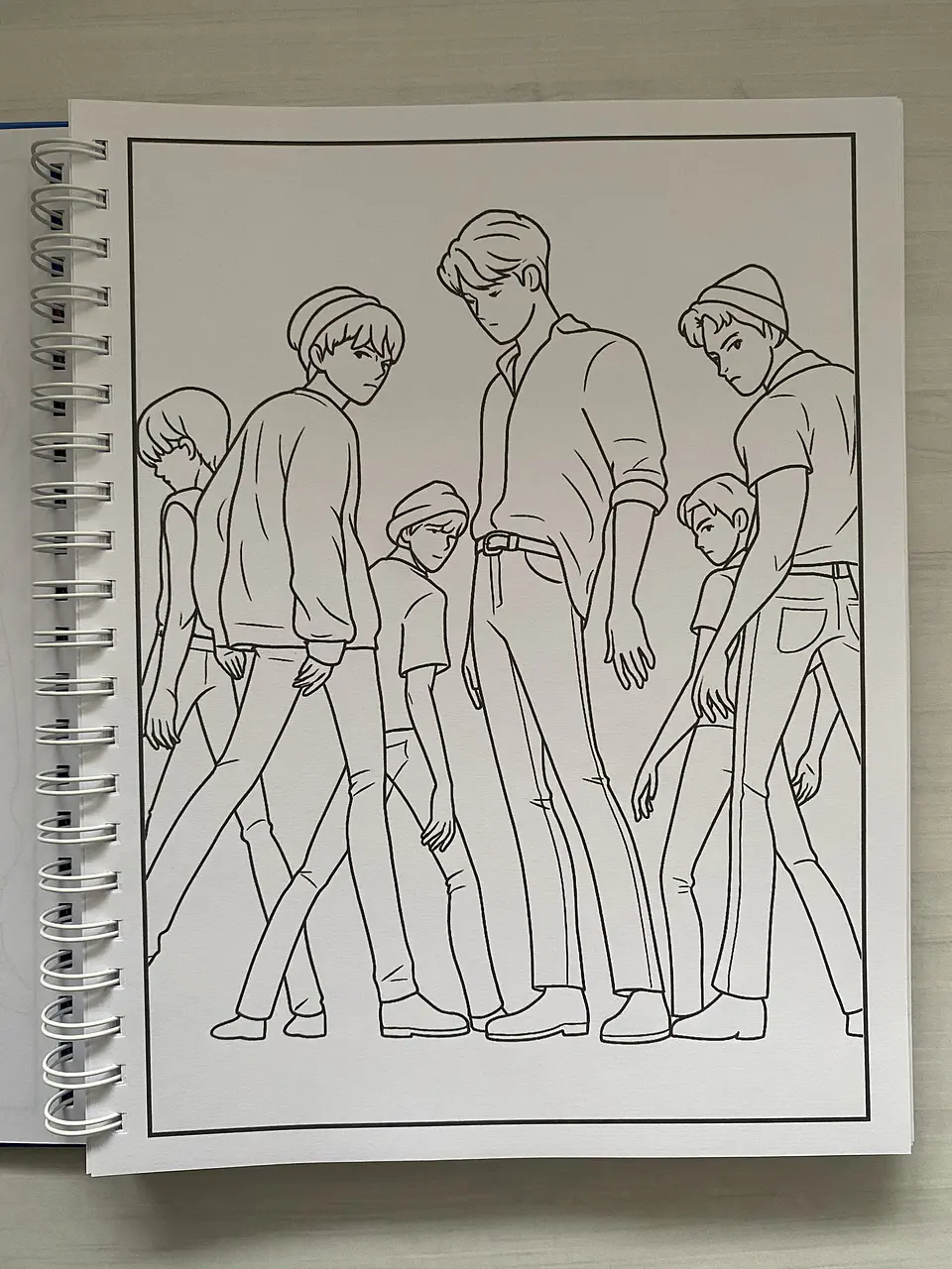 Libro para colorear “KPop Demon Hunters” 4