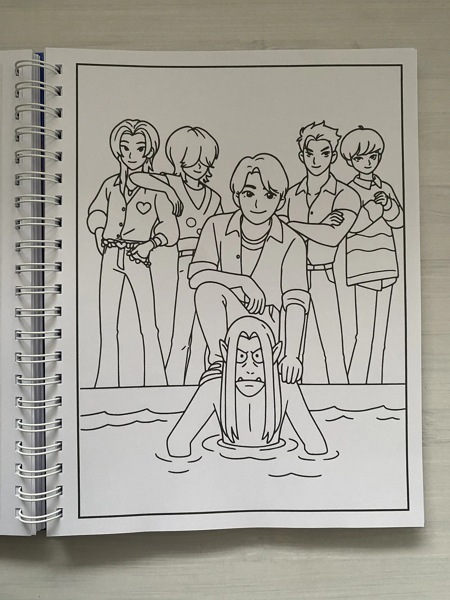 Libro para colorear “KPop Demon Hunters” 8