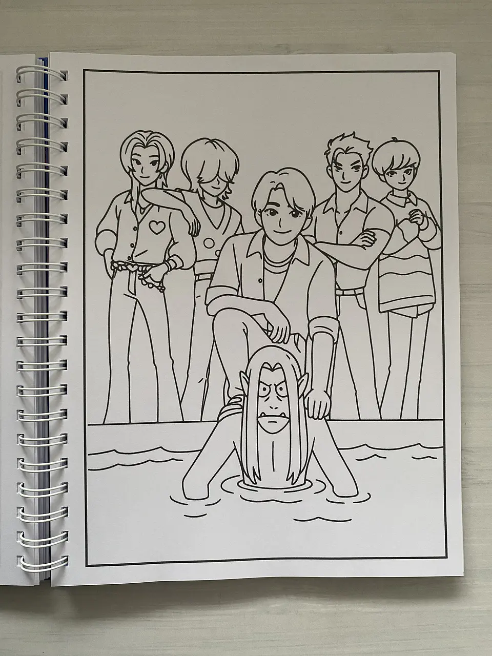 Libro para colorear “KPop Demon Hunters” 8