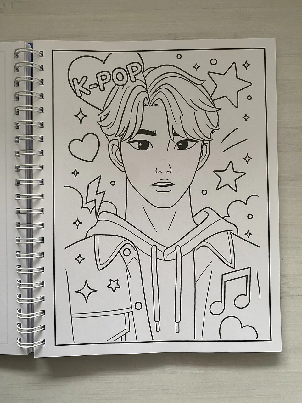 Libro para colorear “KPop Demon Hunters” 10