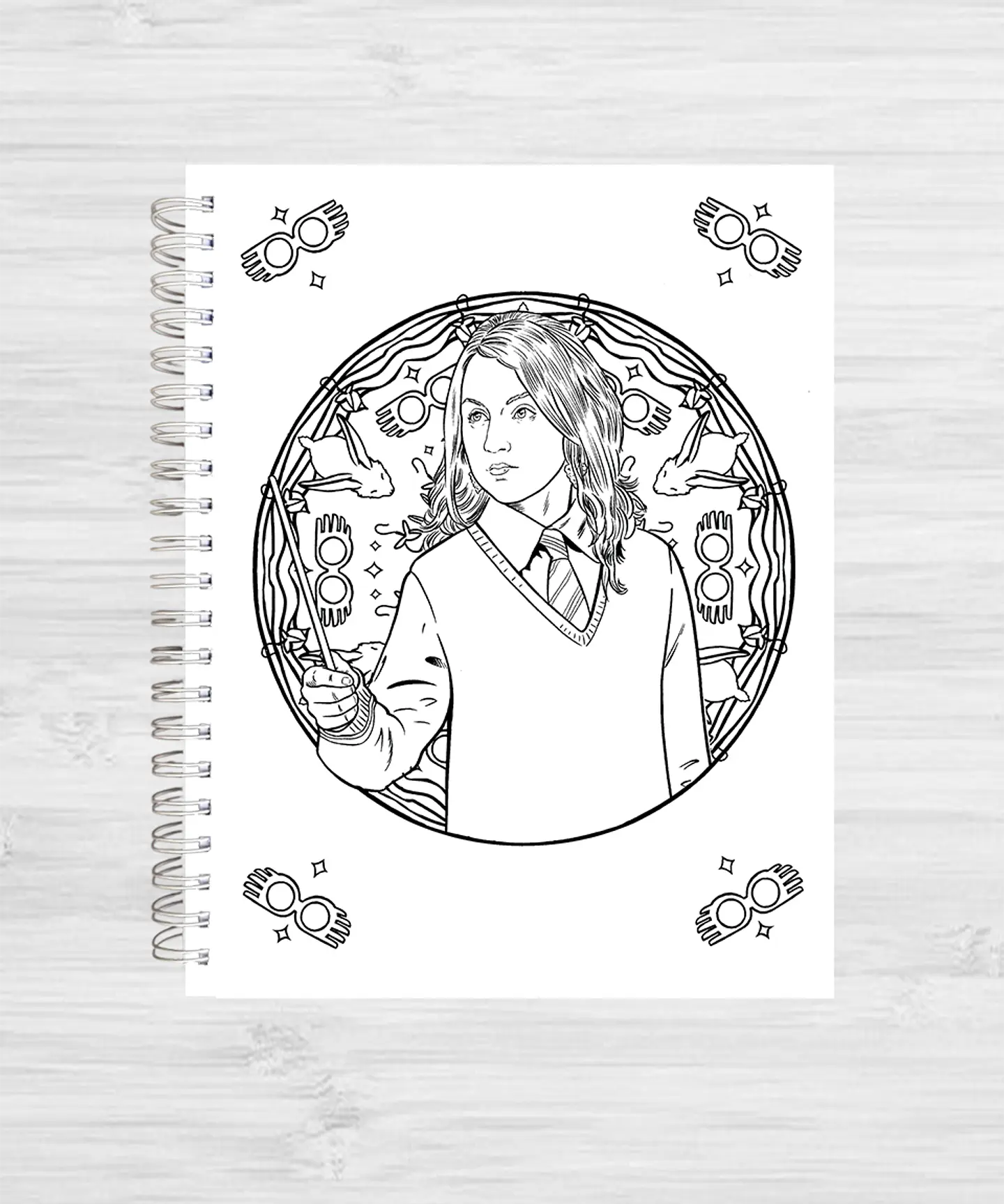 Libro para colorear Harry Potter: Lugares y personajes mágicos 4