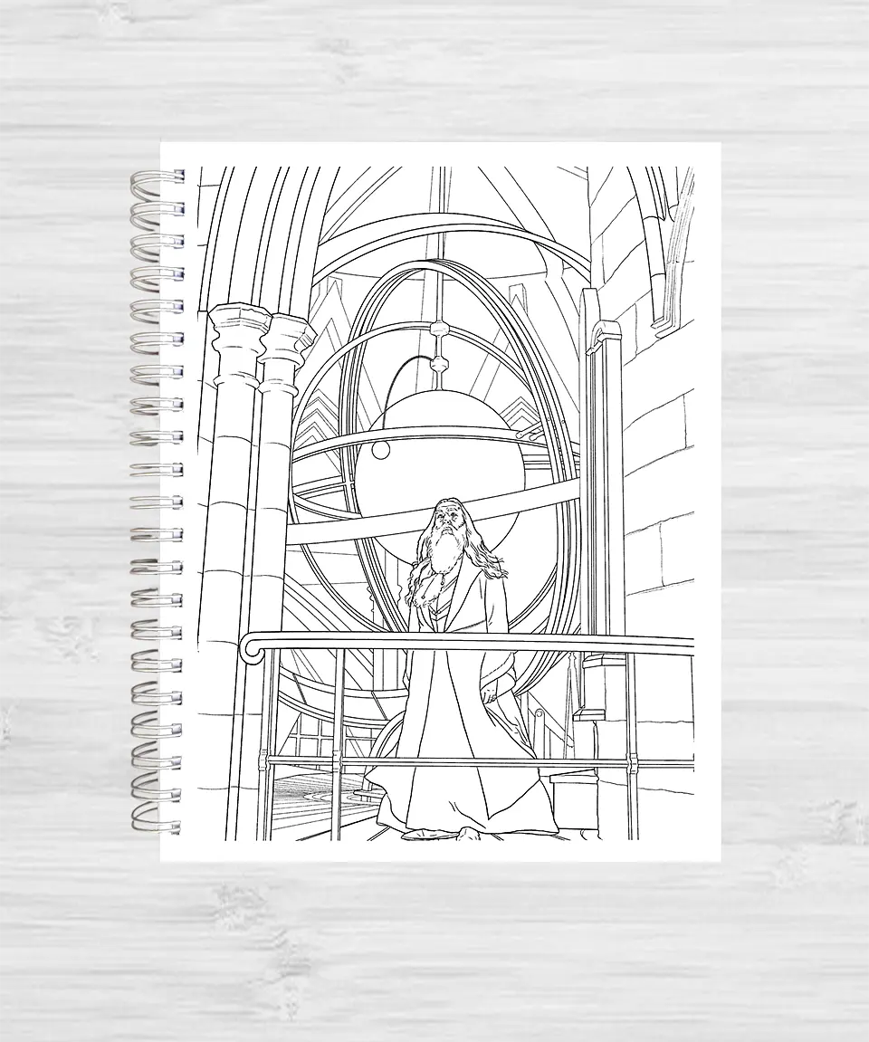 Libro para colorear Harry Potter: Lugares y personajes mágicos 5