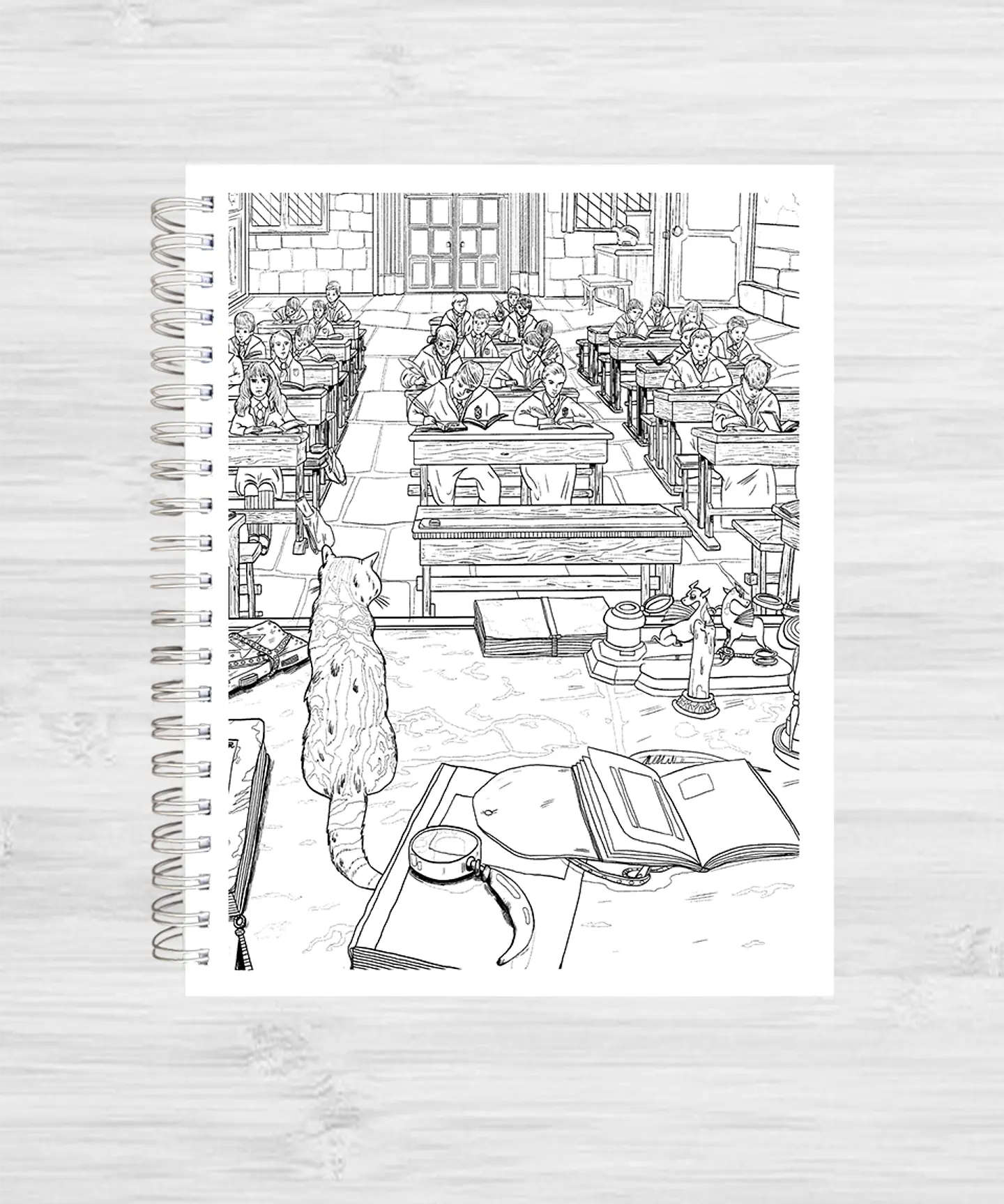 Libro para colorear Harry Potter: Lugares y personajes mágicos 10
