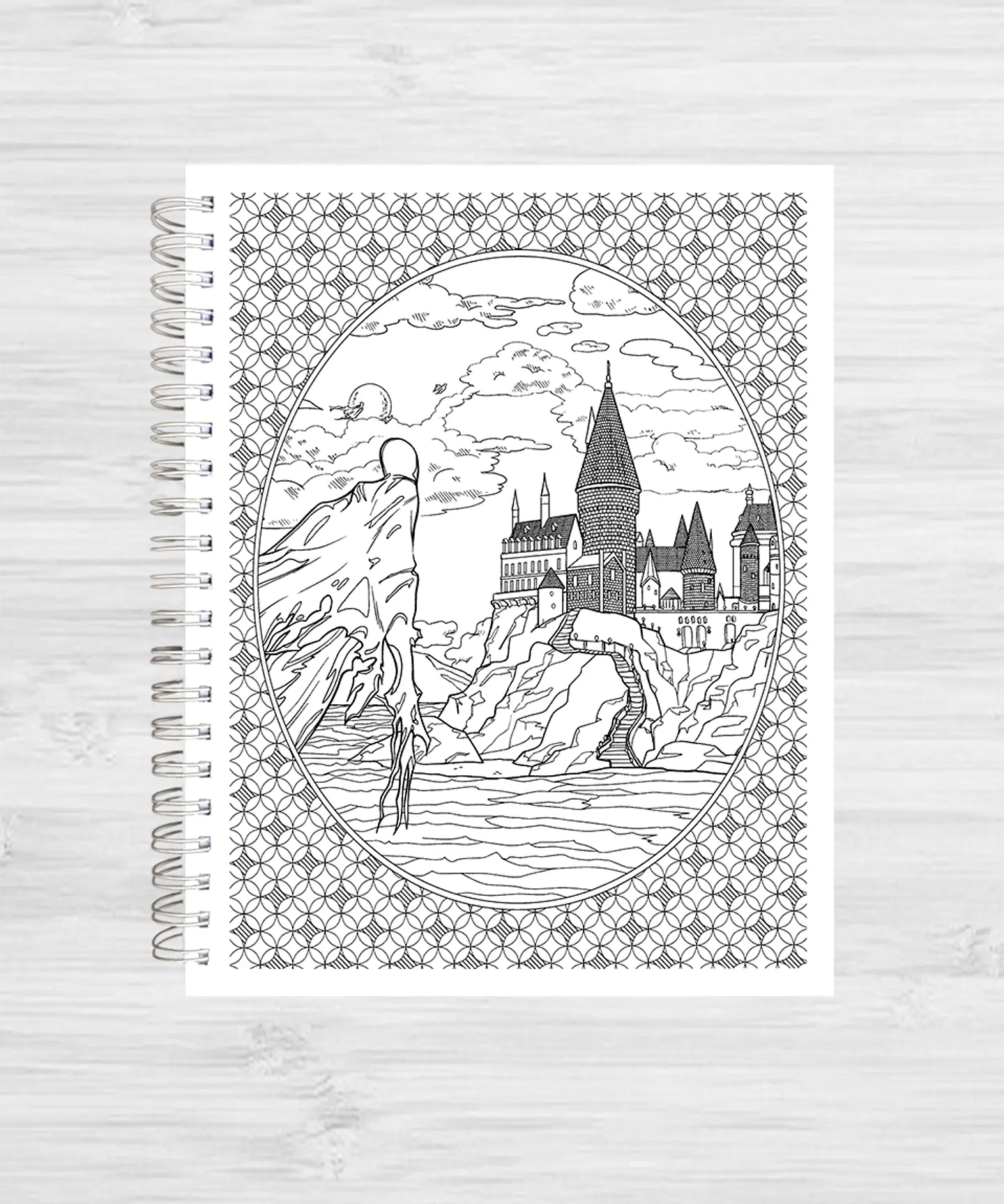 Libro para colorear Harry Potter y su mundo mágico 6