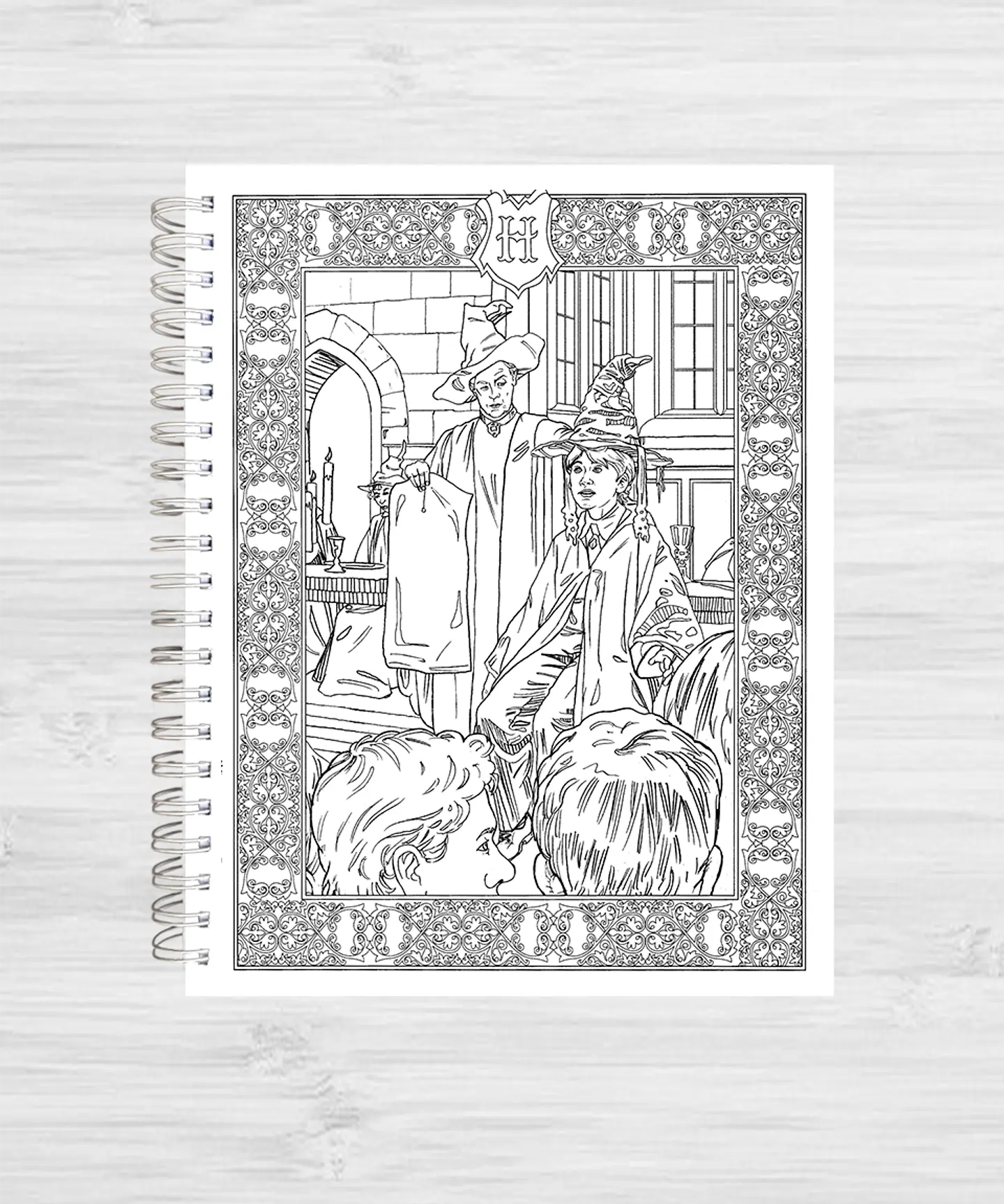 Libro para colorear Harry Potter y su mundo mágico 7
