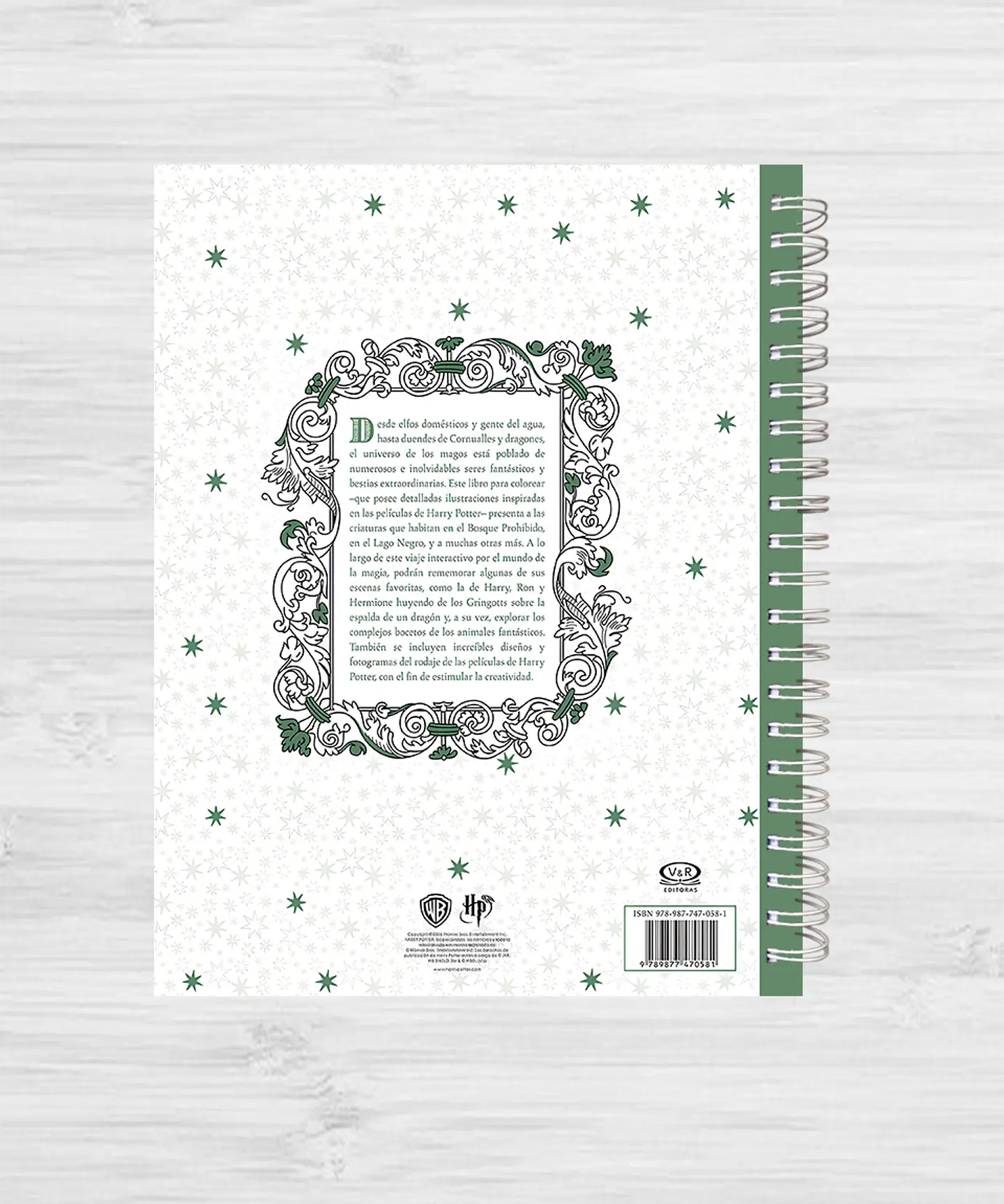 Libro para colorear Harry potter y las criaturas mágicas 11