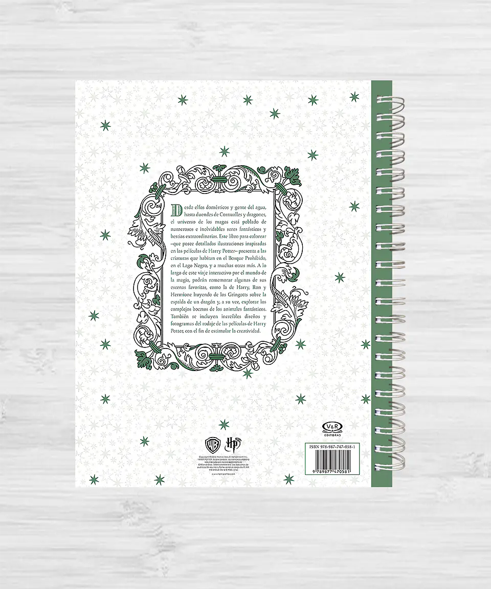 Libro para colorear Harry potter y las criaturas mágicas 11