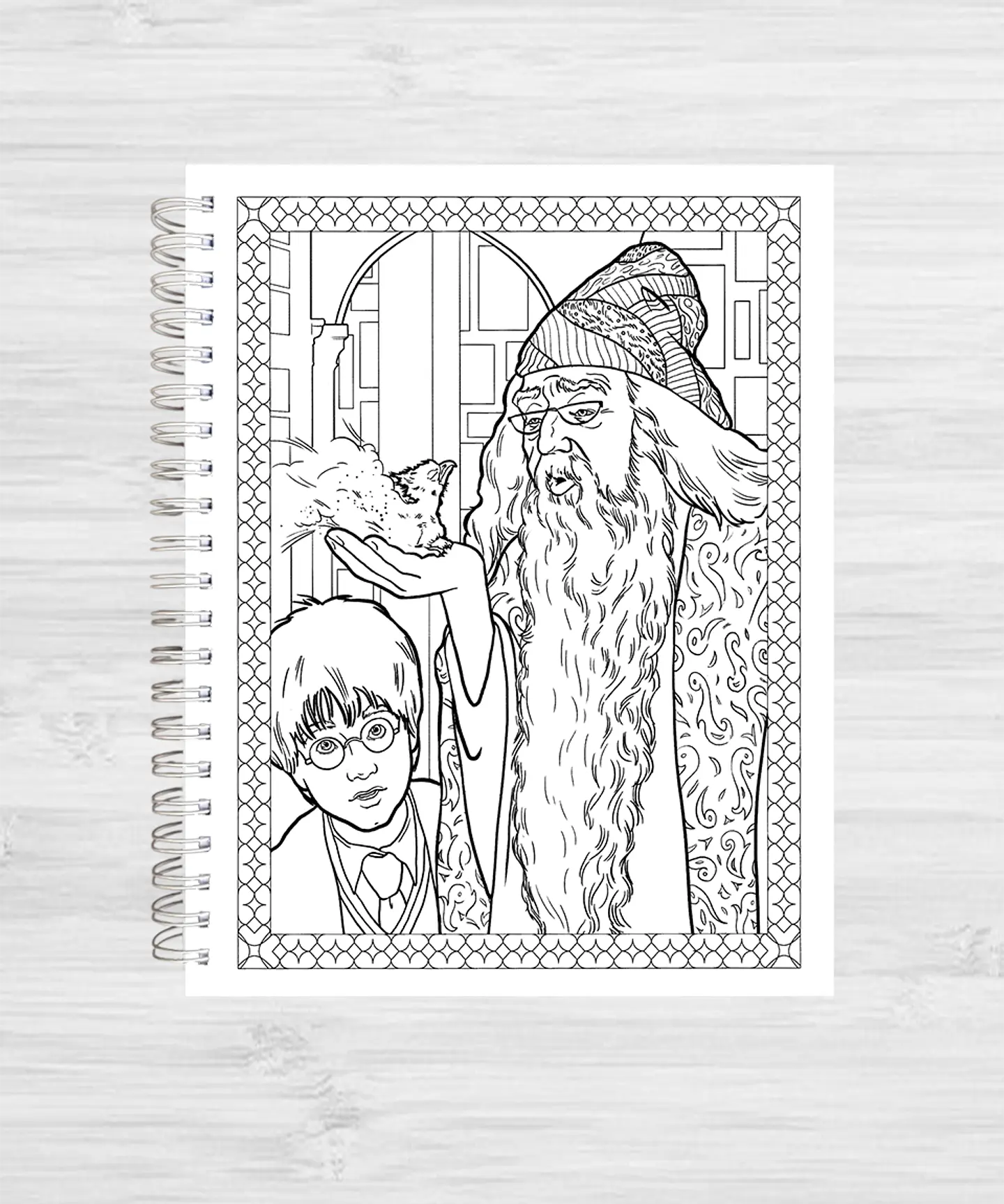Libro para colorear Harry potter y las criaturas mágicas 6