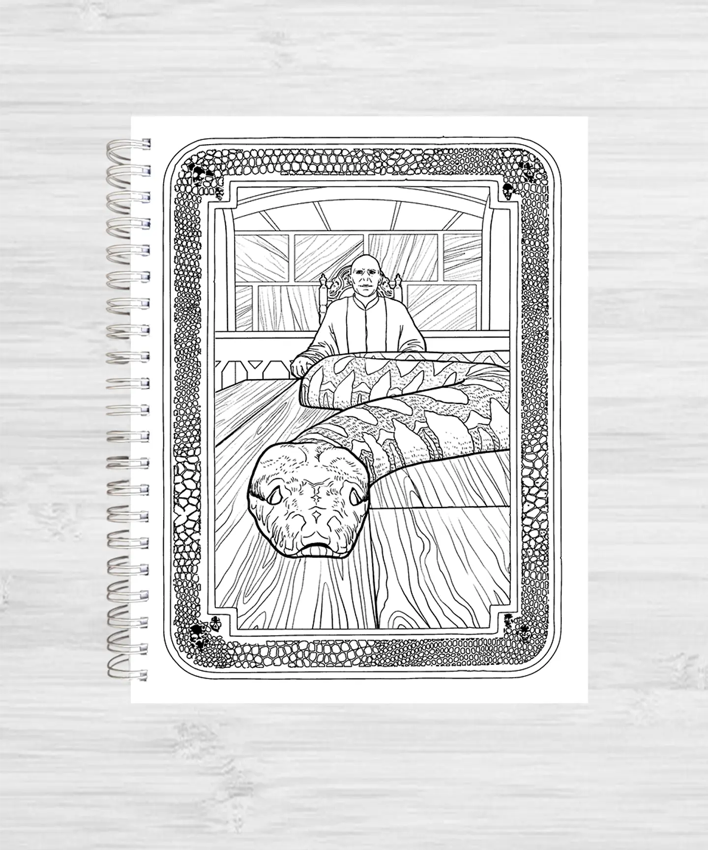 Libro para colorear Harry potter y las criaturas mágicas 8
