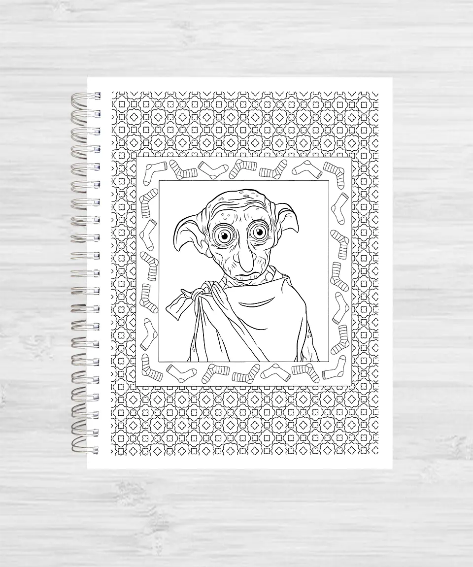 Libro para colorear Harry potter y las criaturas mágicas 9