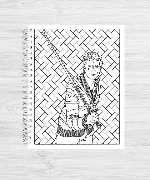 Libro para colorear Harry Potter y sus artefactos mágicos