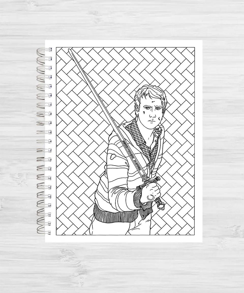 Libro para colorear Harry Potter y sus artefactos mágicos 2