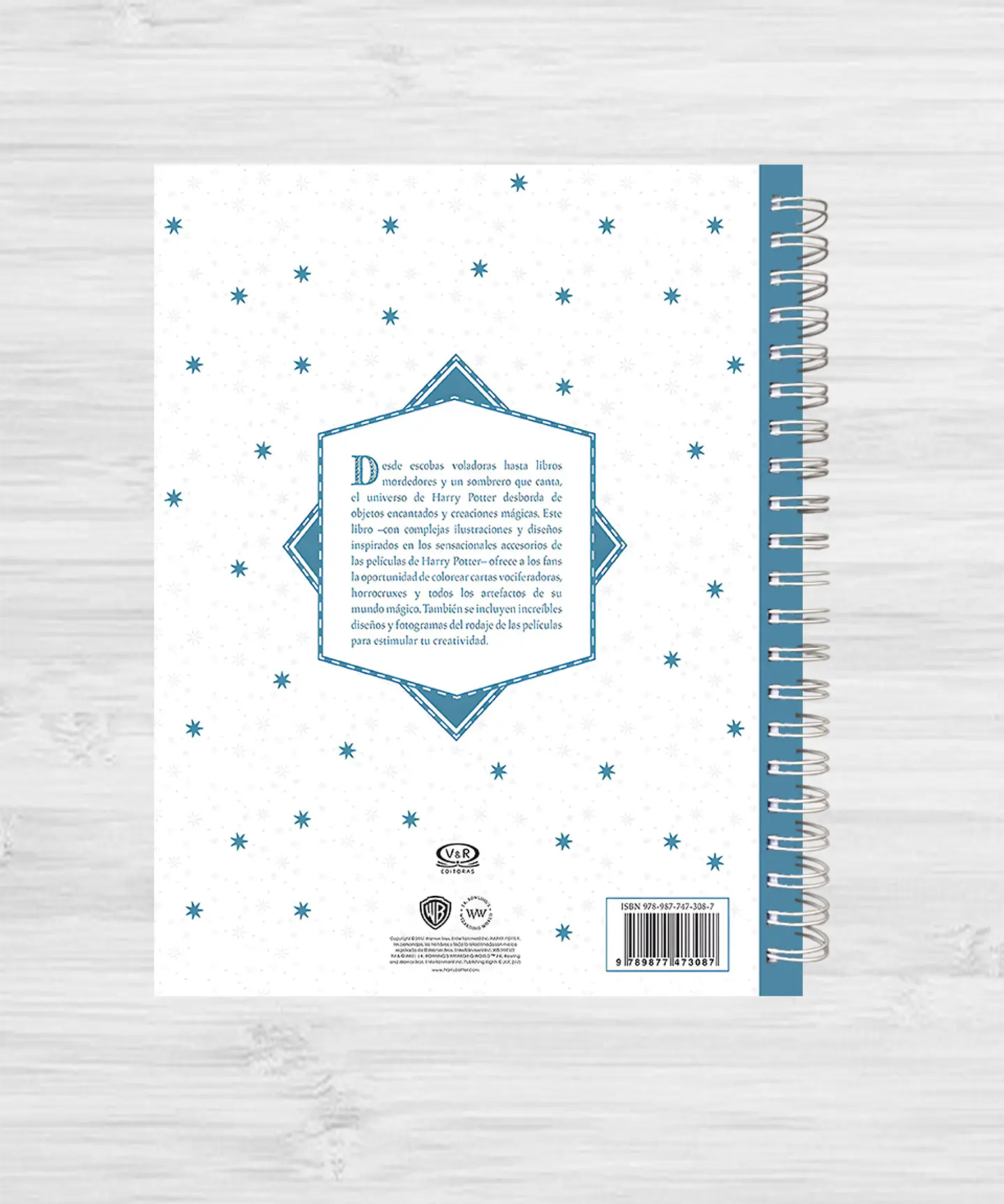Libro para colorear Harry Potter y sus artefactos mágicos 11