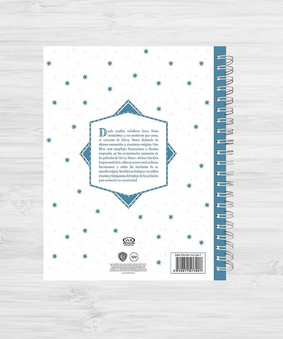 Libro para colorear Harry Potter y sus artefactos mágicos 11