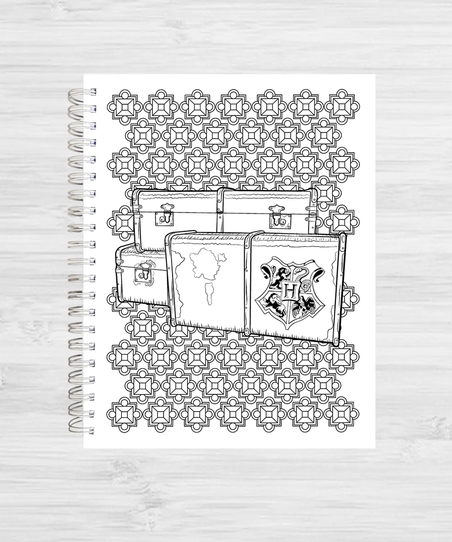Libro para colorear Harry Potter y sus artefactos mágicos 5