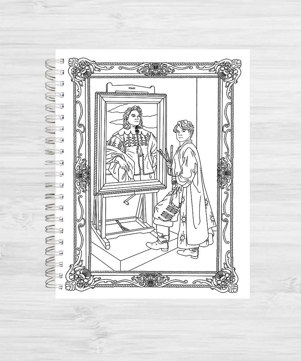 Libro para colorear Harry Potter y sus artefactos mágicos 8