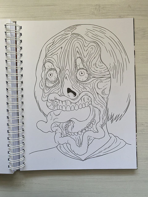 Libro para colorear Junji Ito