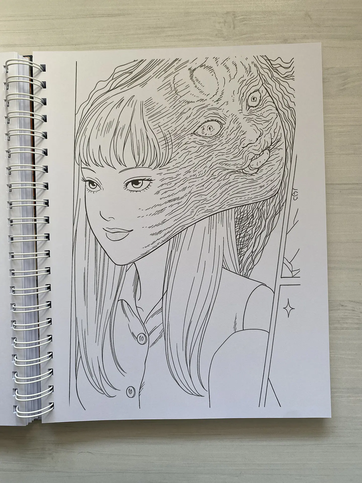 Libro para colorear Junji Ito 6