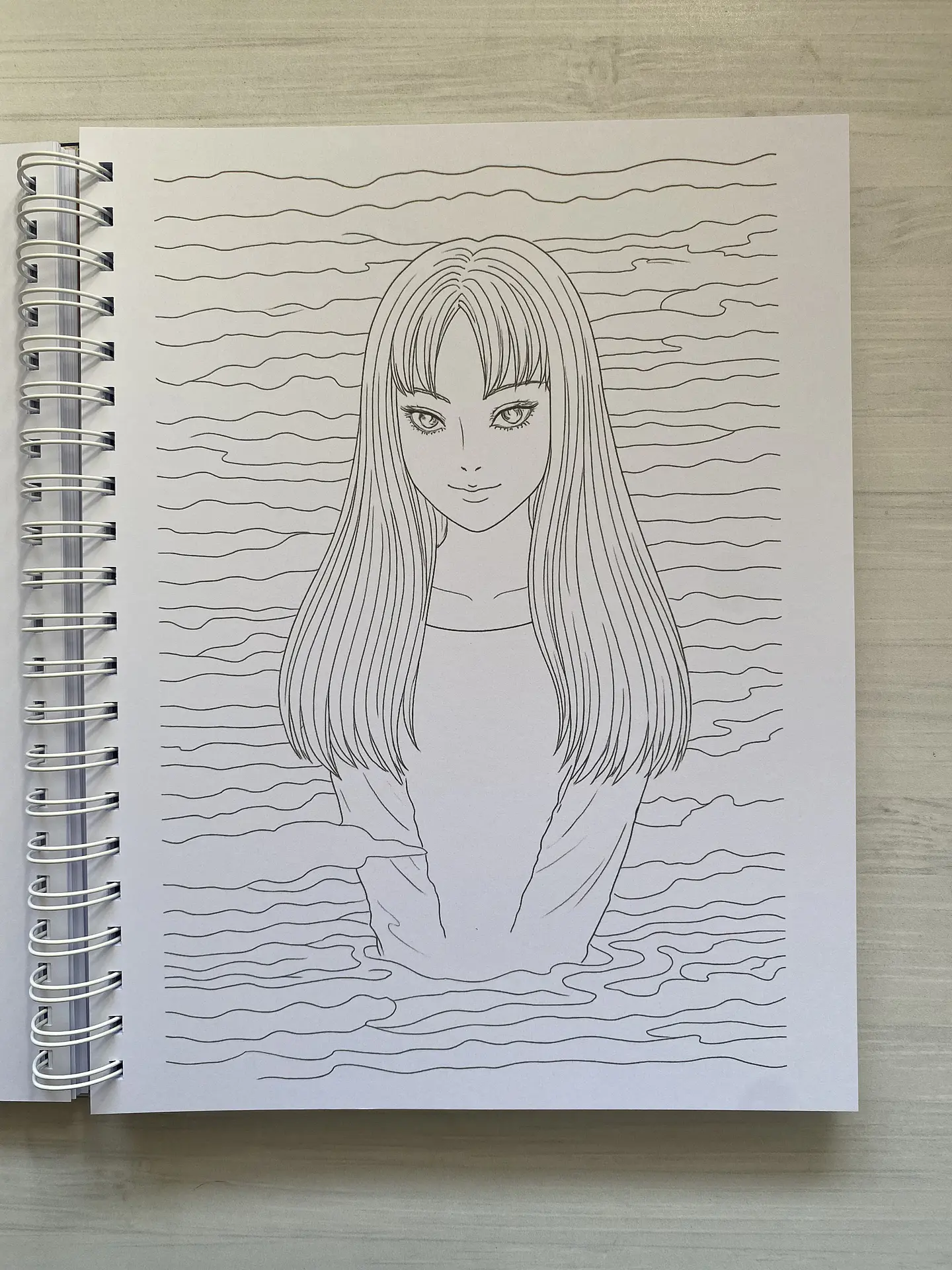 Libro para colorear Junji Ito 15