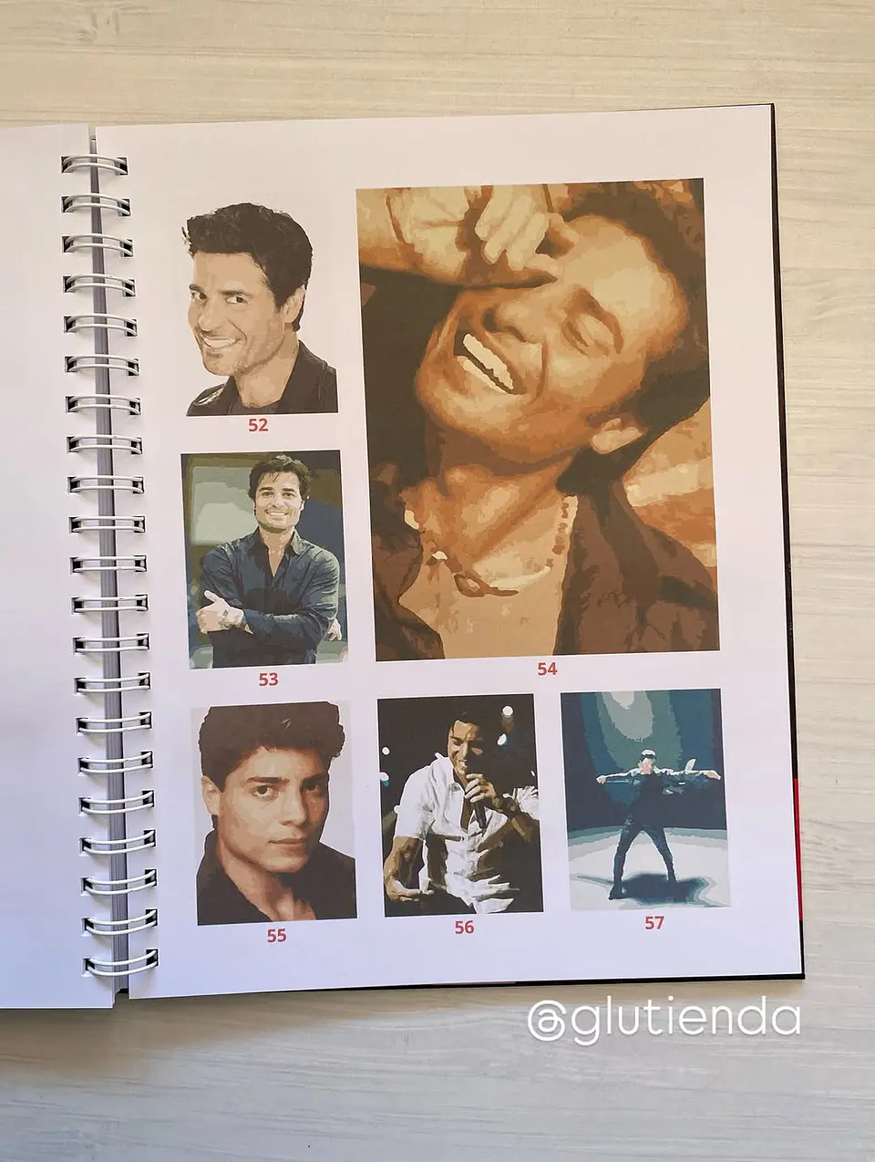 Libro para colorear Chayanne 10