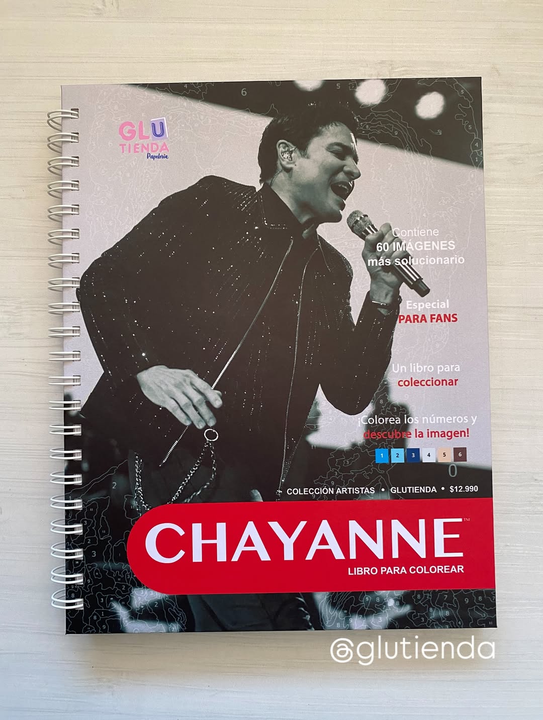Libro para colorear Chayanne