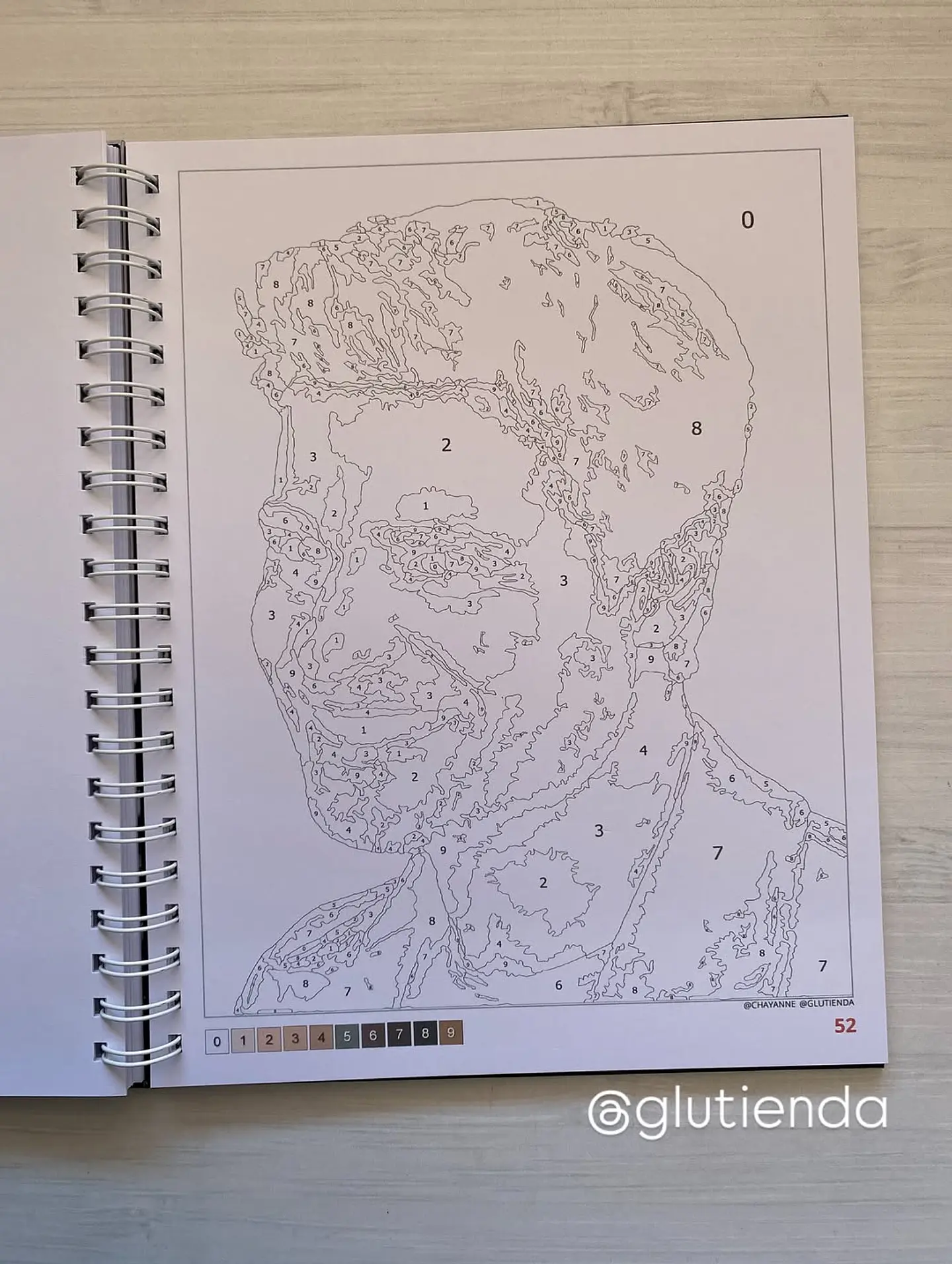 Libro para colorear Chayanne 5