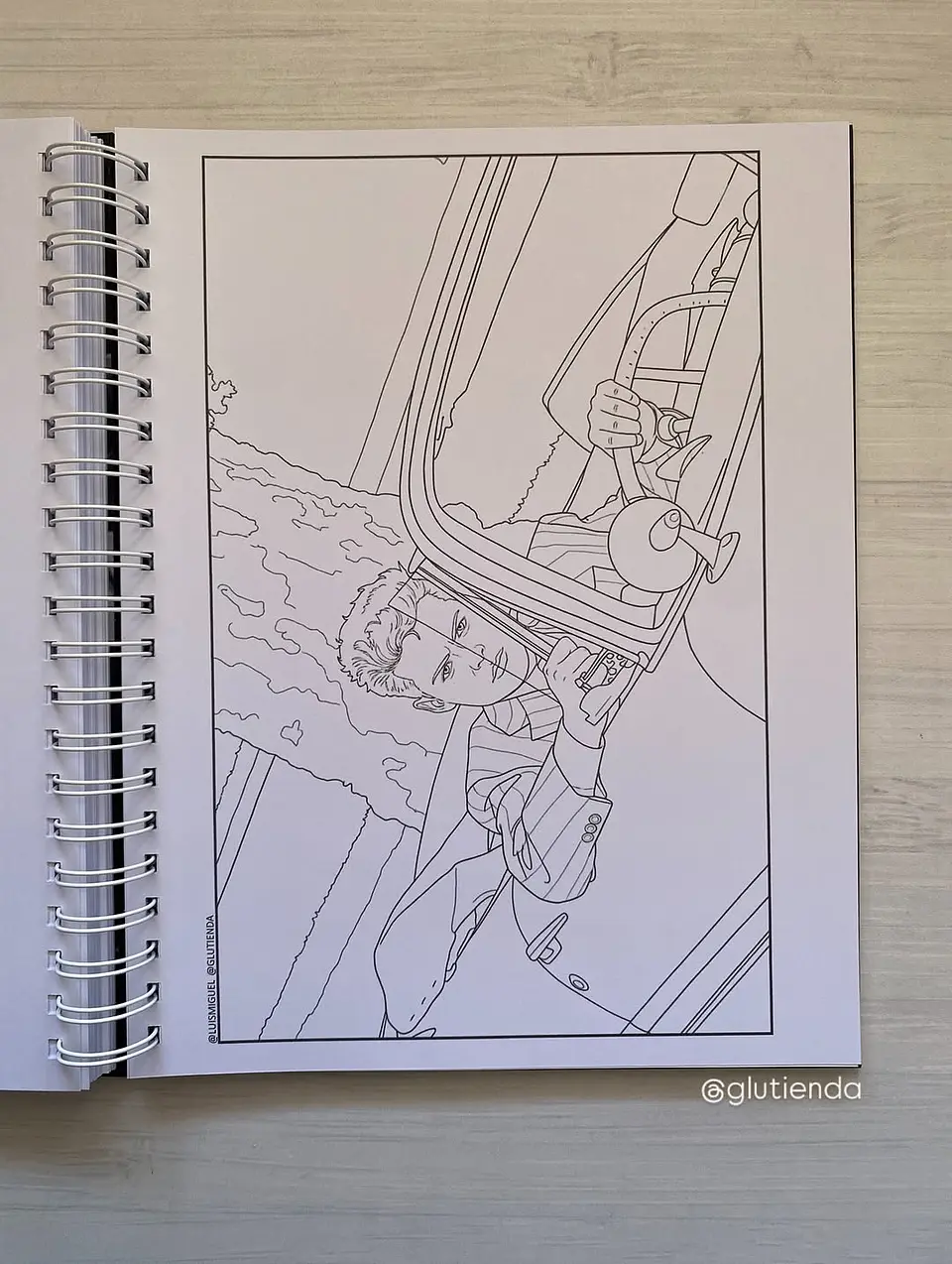Libro para colorear Luis Miguel 14