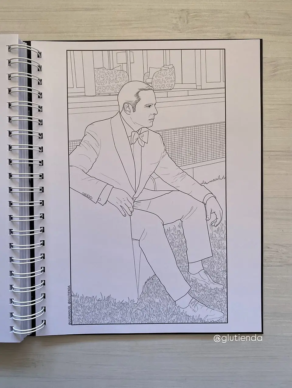 Libro para colorear Luis Miguel 18