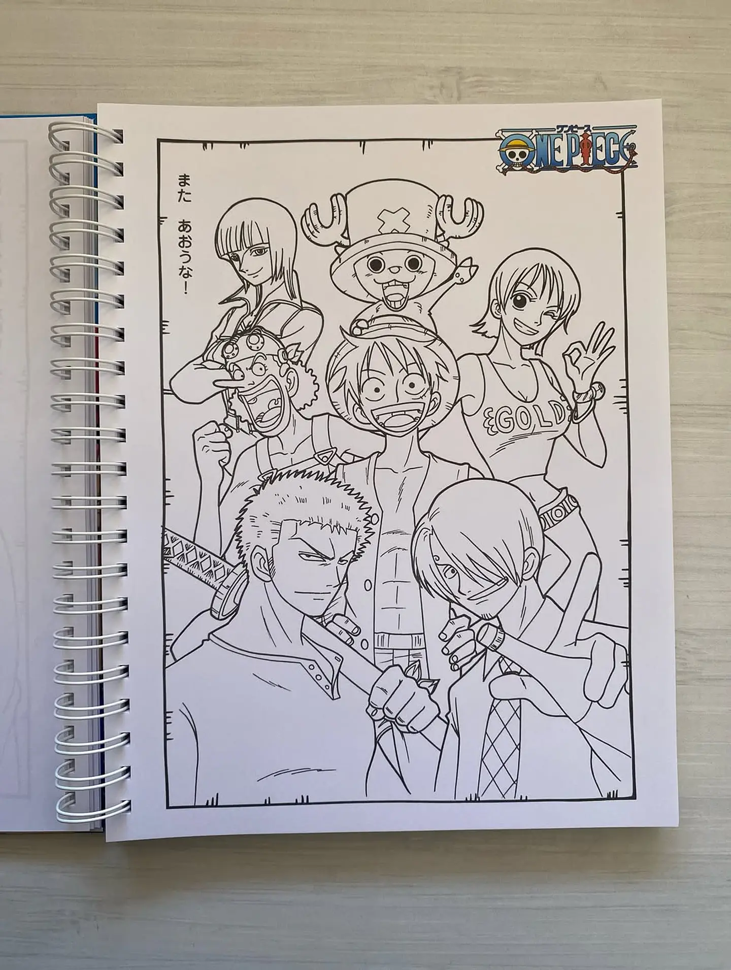 Libro para colorear One Piece 16