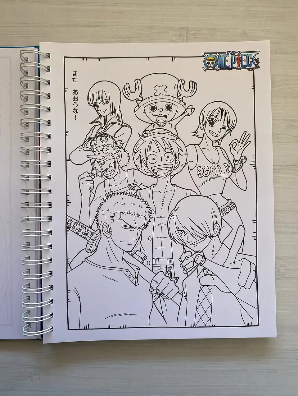 Libro para colorear One Piece 16