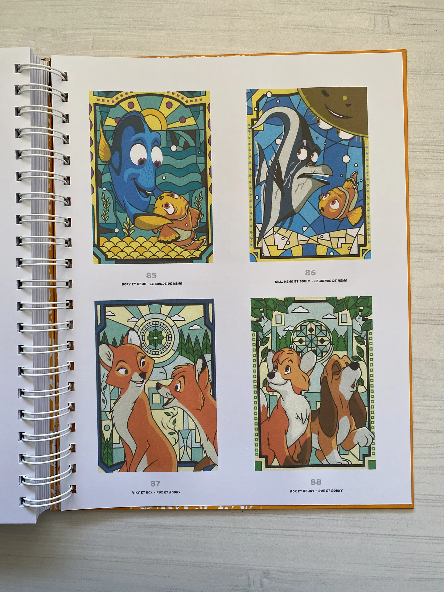 Libro para colorear Vitrales - Vitraux Tomo 2 5