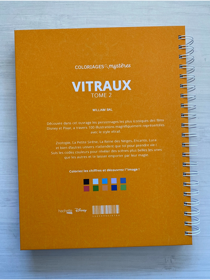Libro para colorear Vitrales - Vitraux Tomo 2 12