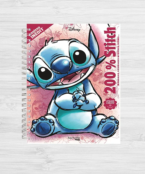 Libro para colorear "STITCH 200%" 