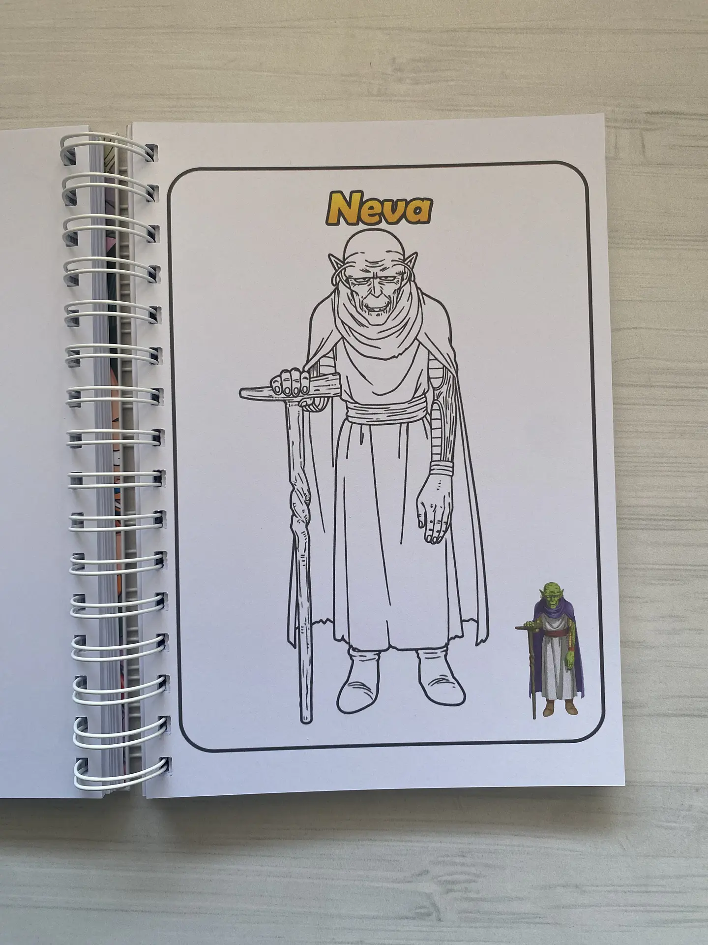 Libro para colorear Dragón Ball Daima 15