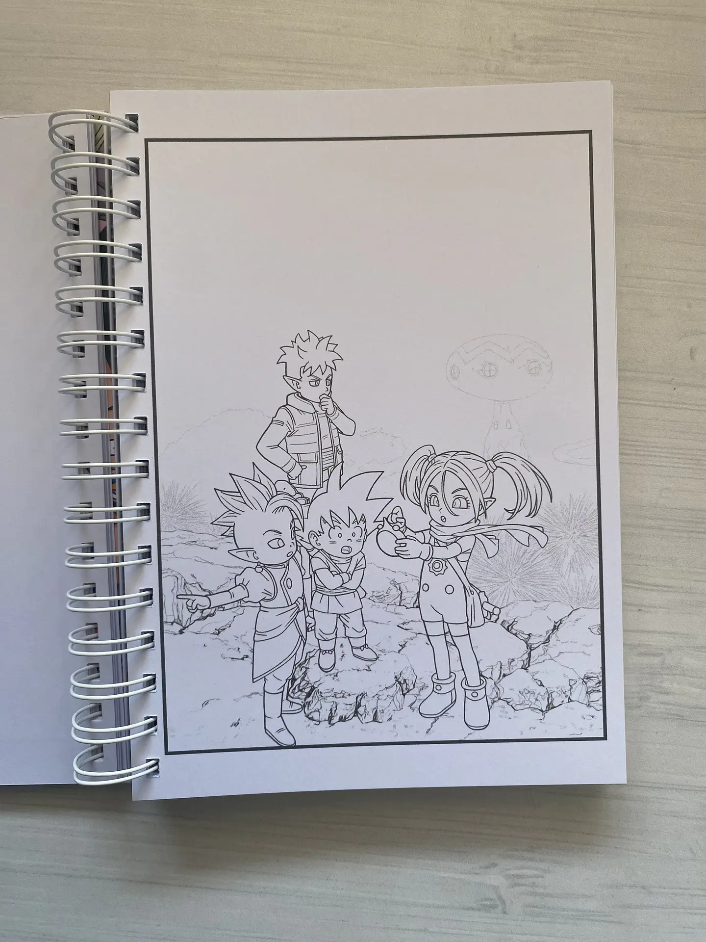 Libro para colorear Dragón Ball Daima 17