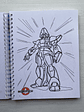Libro para colorear Robotech (ESPIRAL METÁLICO EN VEZ DE ANILLO METÁLICO COMO SE MUESTRA EN LA IMAGEN) - Miniatura 5